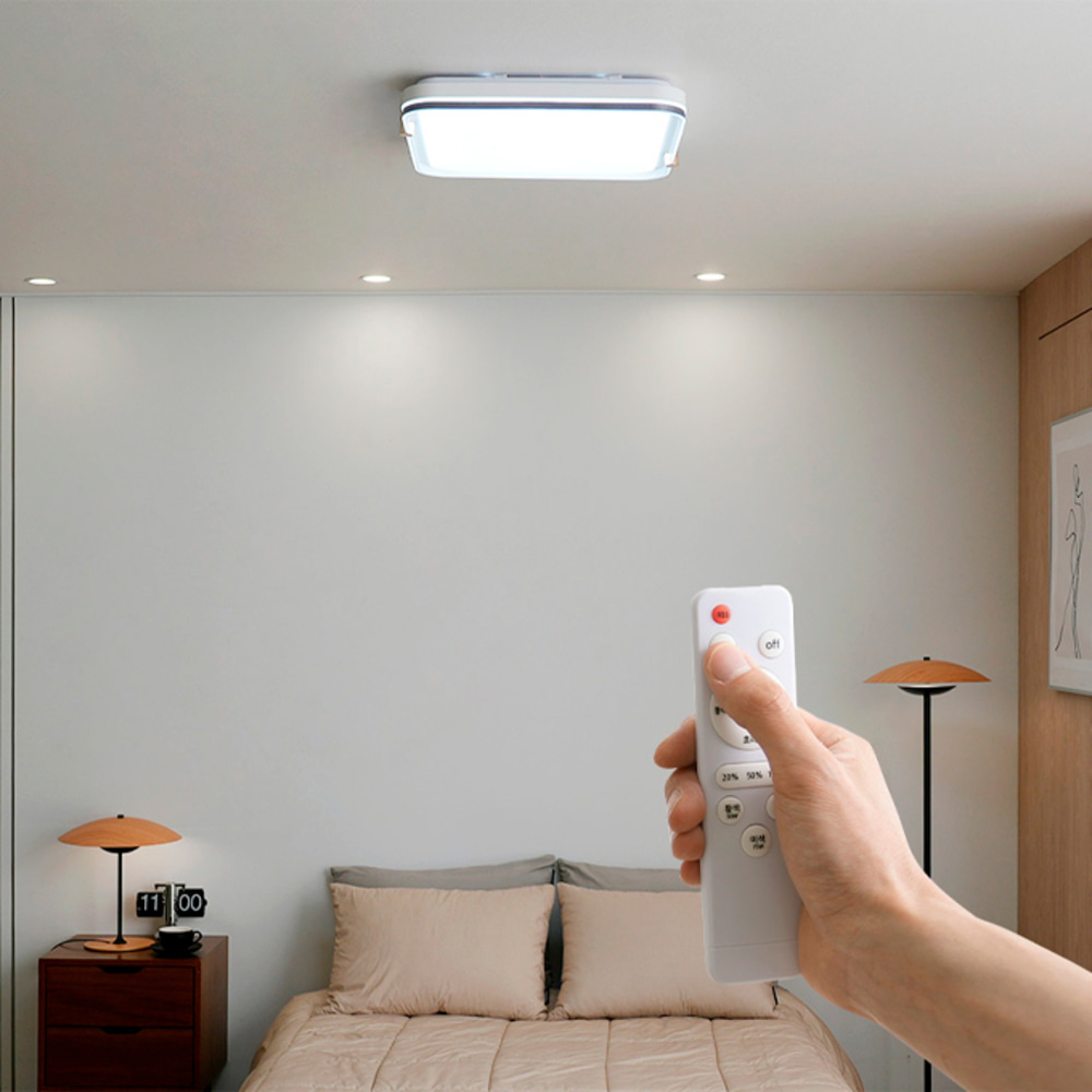 라라 사각 LED 방등 / 거실등 75W